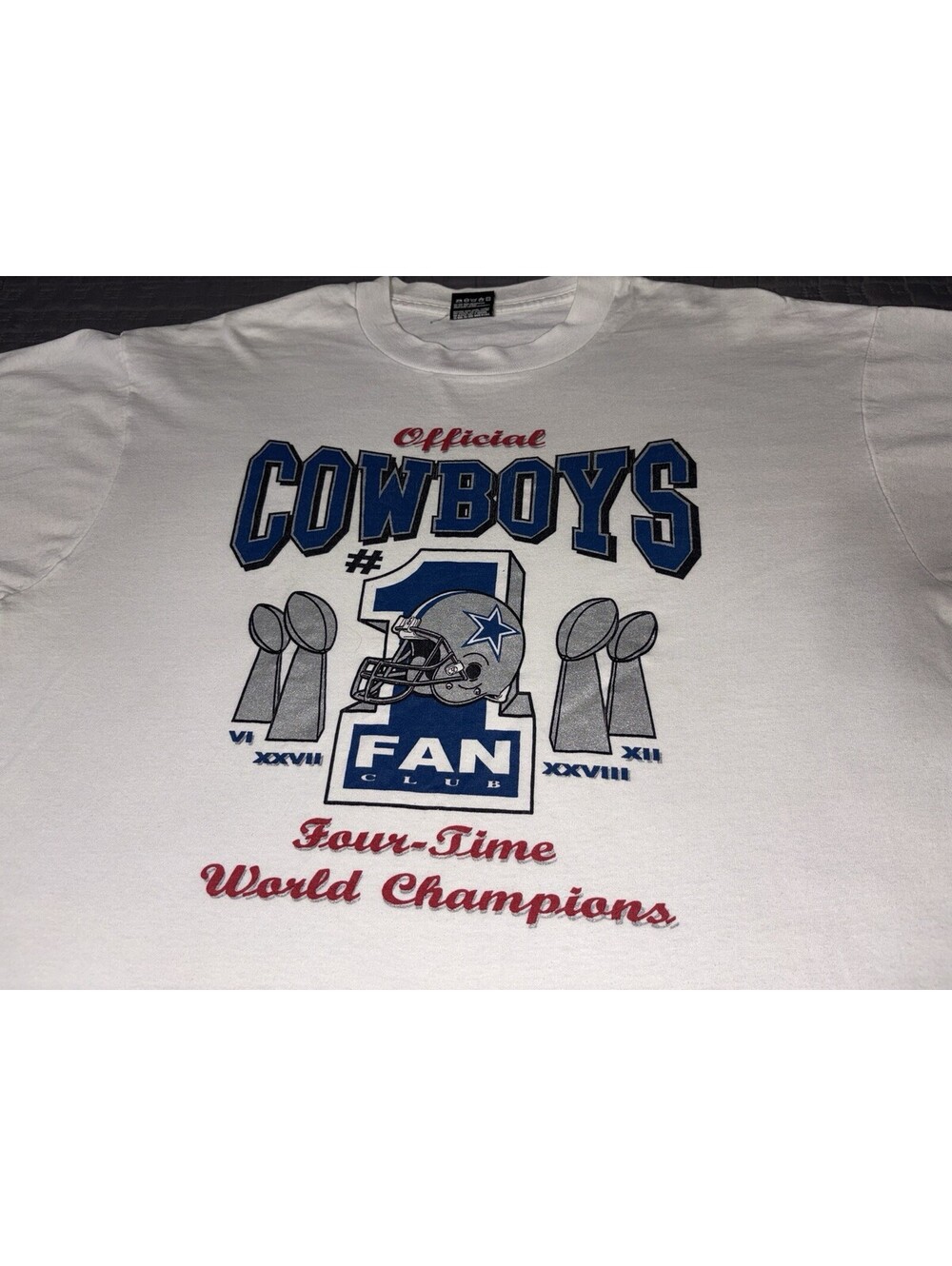 Vntg Dallas Cowboys Fruit of the Loom BEST Single Stitch Tee XL